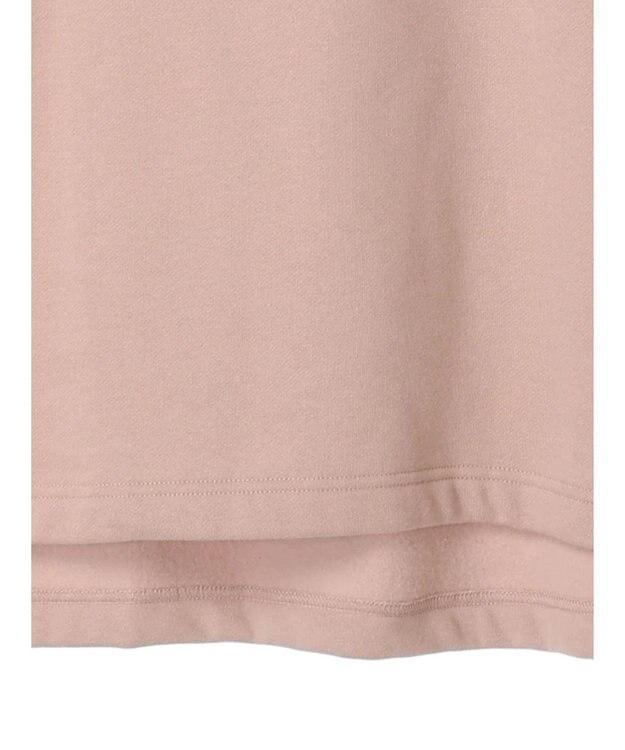 Green Parks Ｂｒｕｓｈｅｄ　タートル裏起毛チュニック Pink