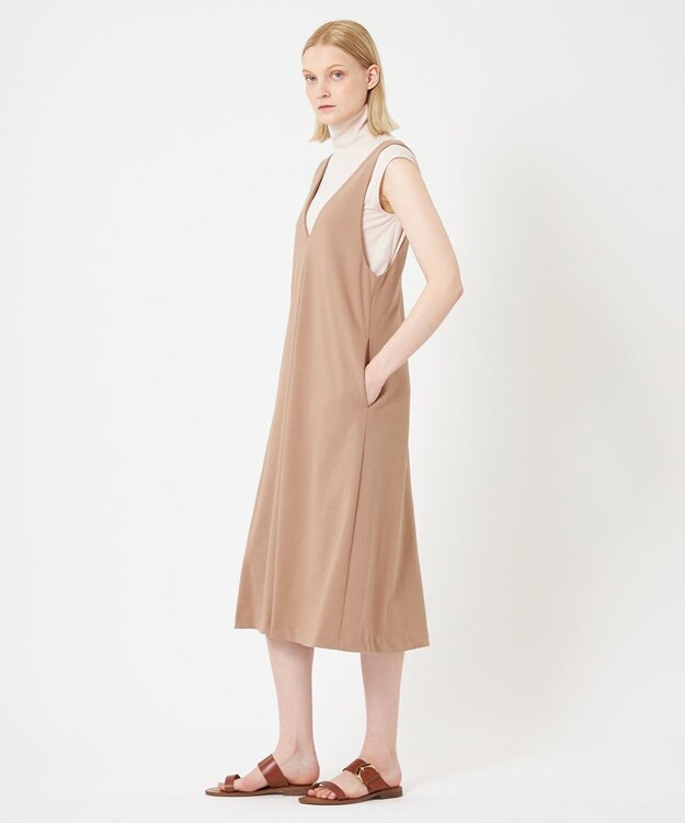 BEIGE， COLUMBINE / ジャンパースカート Camel