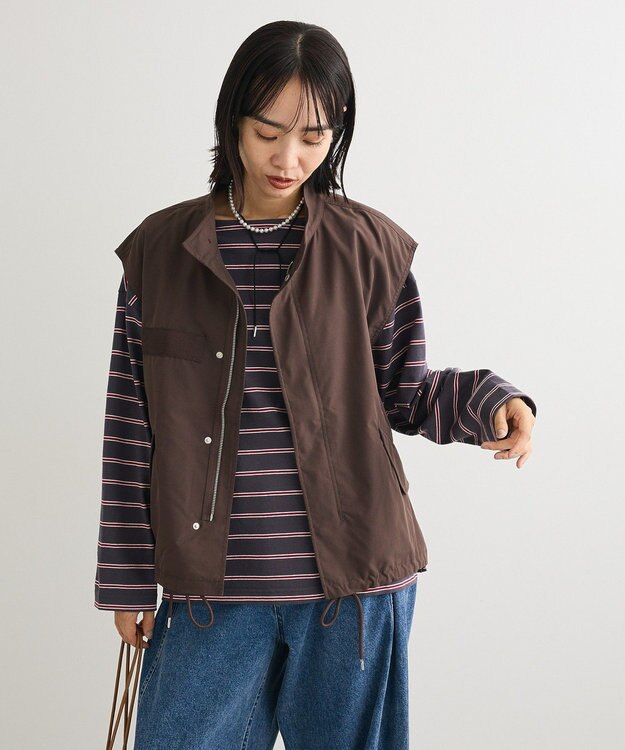 Green Parks ミリタリーベスト Brown