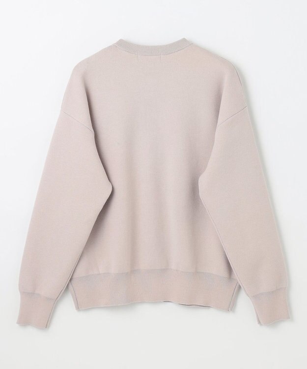 ANY 【洗濯機可】スウェットライクカーディガン オイスター