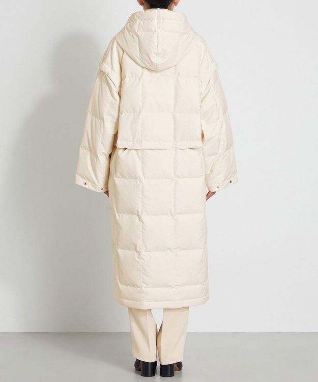 NAVE カスタムダウンコート アイボリー系