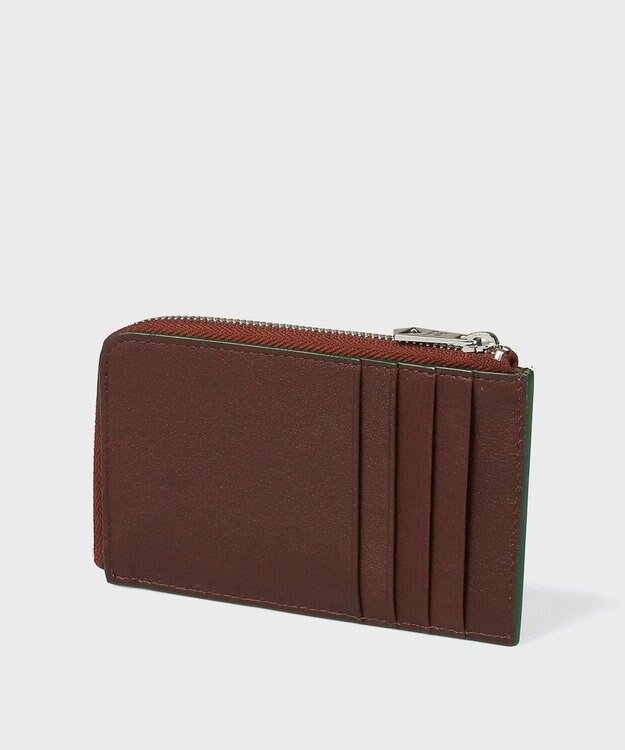 Paul Smith ストライプコーナー フラグメントケース ブラウン