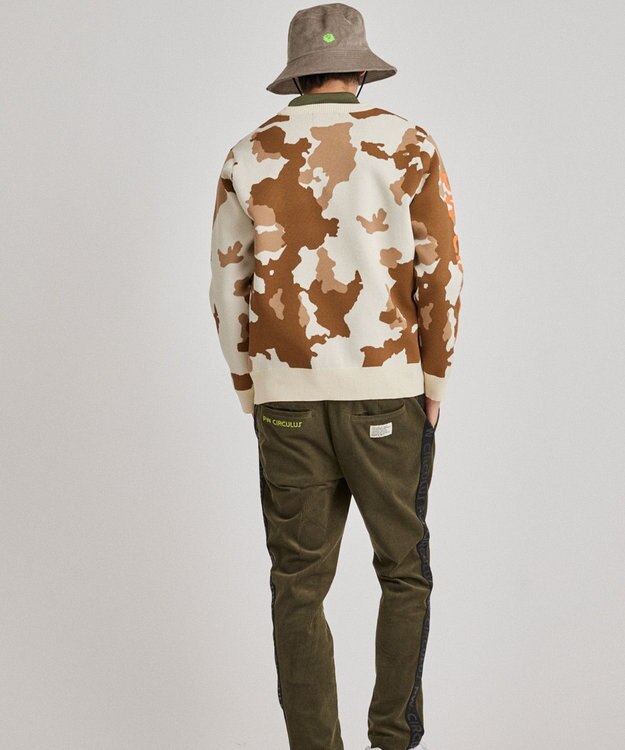 PW CIRCULUS 【MEN】ピント柄ニット ダークブラウン系5