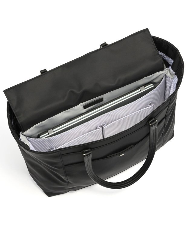 ACE BAGS & LUGGAGE ace. フロモ トートバッグ B4サイズ 14インチPC収納 ２気室 68812 エース ブラック