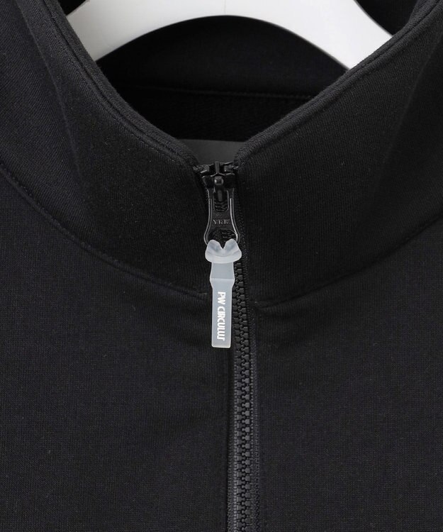 PW CIRCULUS 【WOMEN】ハーフジップ スウェット ブラック系