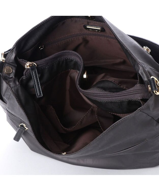 LA BAGAGERIE MONOGRAMME 2wayショルダーバッグ ガンメタリック