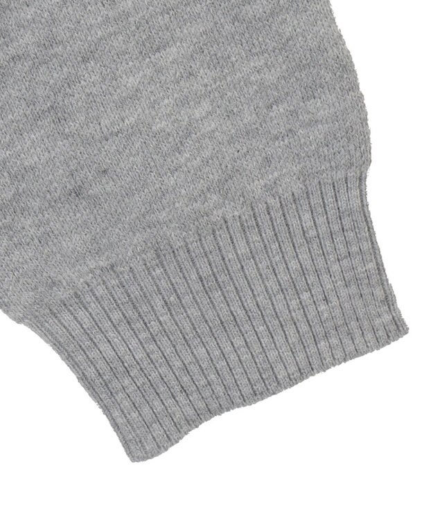 WEGO スプレーグラフィックニットプルオーバー グレー