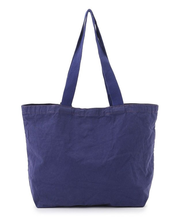 J.PRESS MEN 【J.PRESS ORIGINALS】【UNISEX】Garment Dyed Cotton Embroidery Eco Bag パープル系