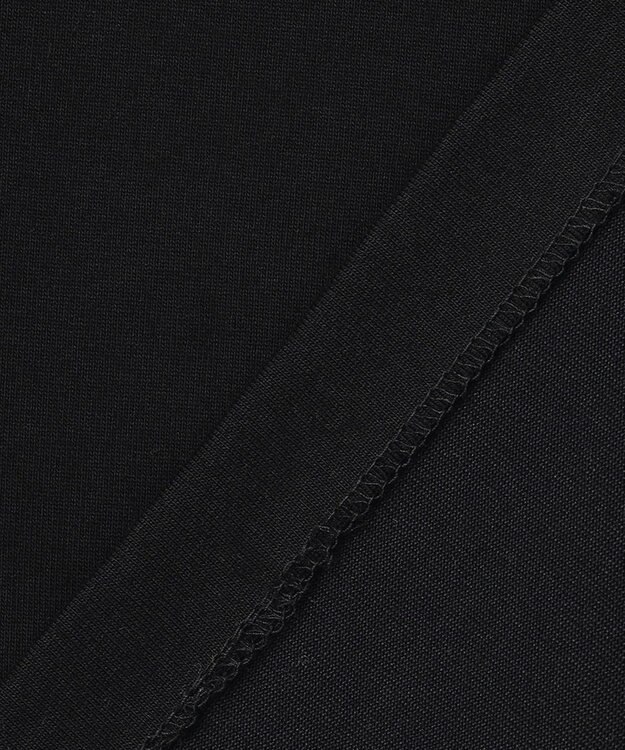 UNFILO MENS 多機能 モックネックＴシャツ ブラック