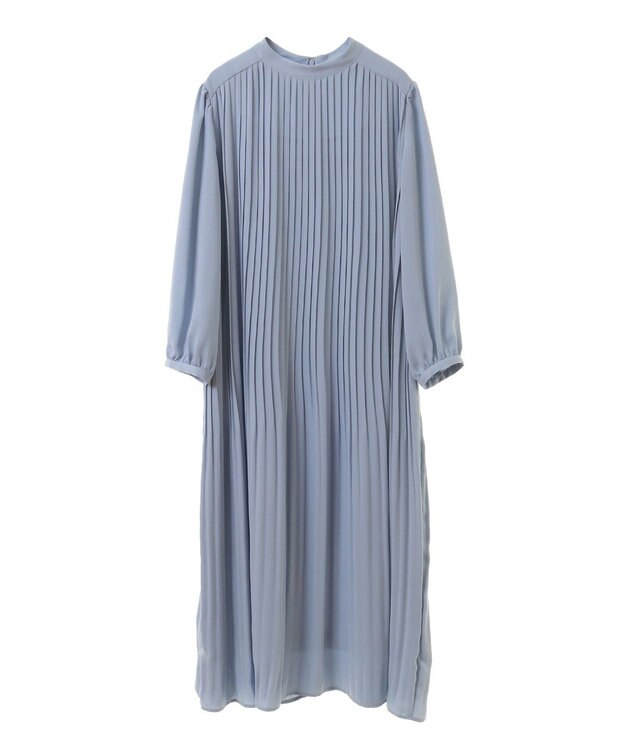 Green Parks ef-de プリーツワンピース Sax