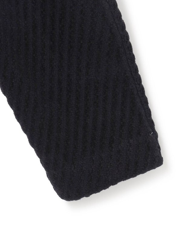 ICB L 【WEB限定カラーあり・洗える】 ジオメトリックパターン カーディガン チャコール系［WEB限定］