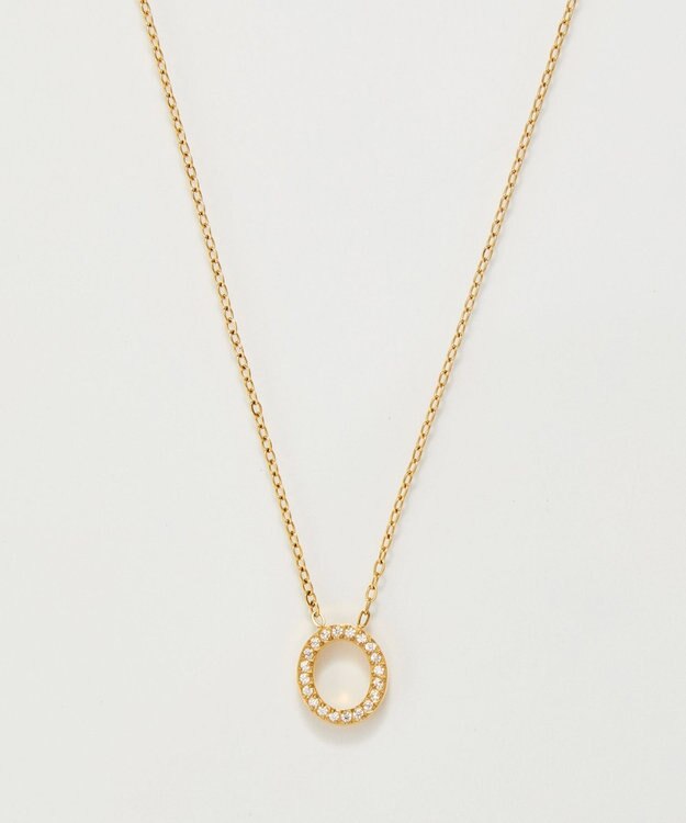 Phoebe 【Xmas Collection】パヴェモチーフネックレス&ツイストイヤリングセット/BOX&ショッパー付き ゴールド