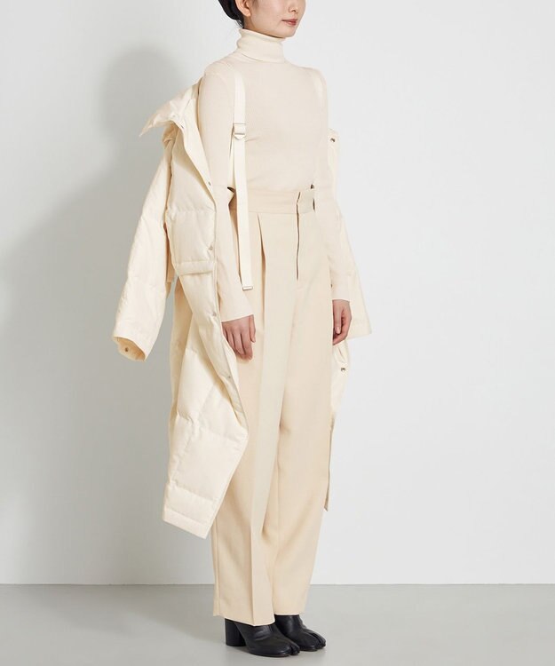 NAVE カスタムダウンコート アイボリー系