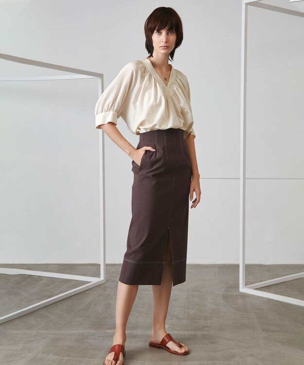 BEIGE， FOURAS / スカート Bista x Ecru