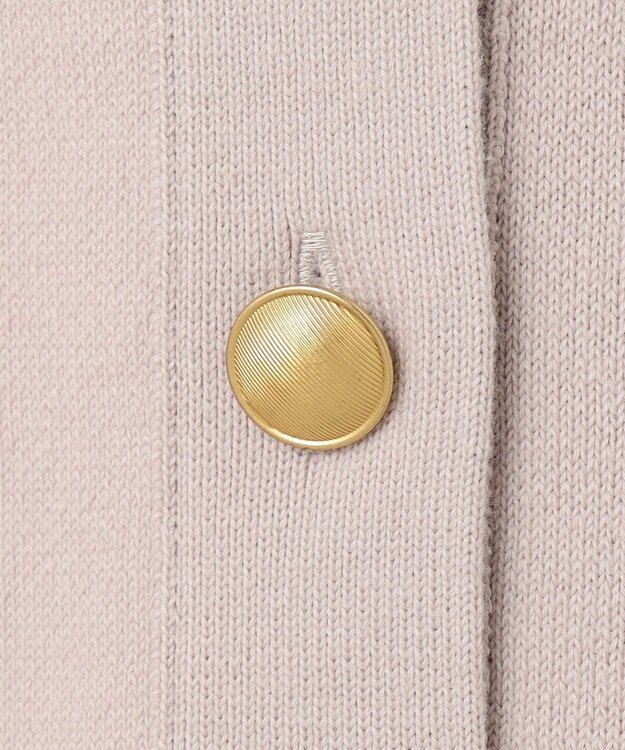 ANY 【洗濯機可】スウェットライクカーディガン オイスター