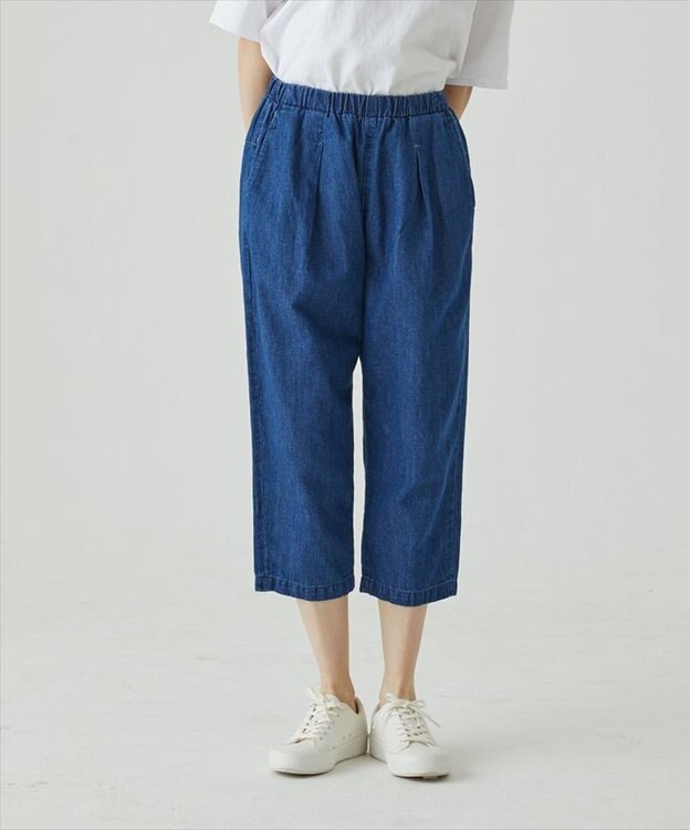 caqu FS linen cropped tapered pants クロップド丈 リネンイージーパンツ 1year