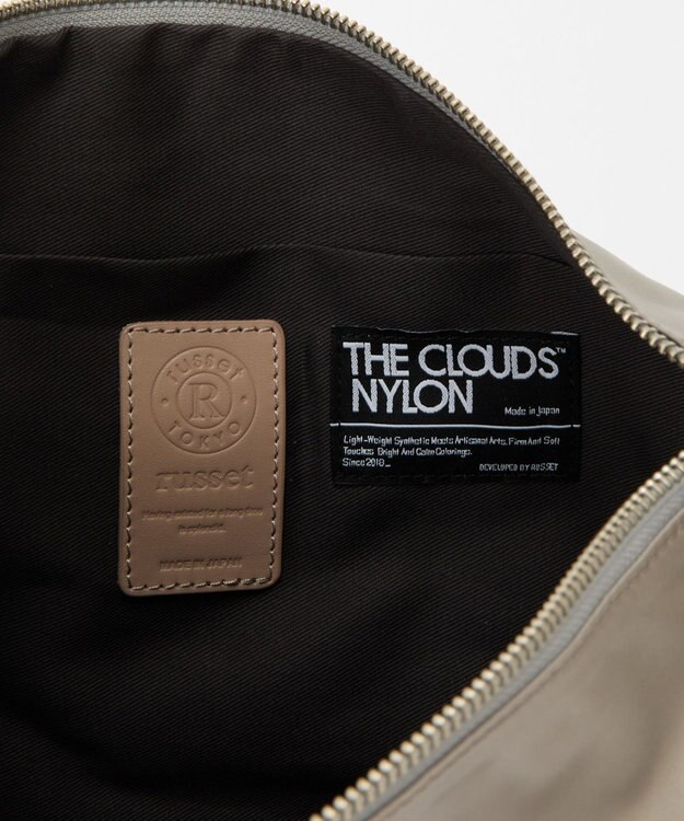 russet 【2025AW新作】クラウズナイロン ラウンド2WAYショルダーバッグ(CE-1621) Gray
