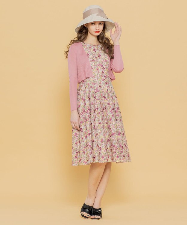 TOCCA 【LIBERTY社オリジナル素材】【洗える！】PENSTEMON ROAD ドレス ピンク系7