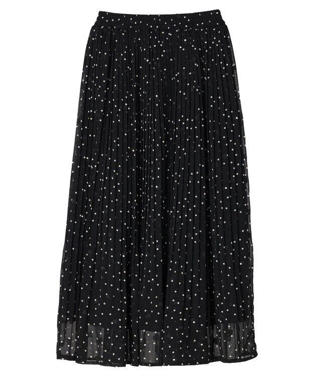 Green Parks シフォンＪＱアソートプリーツスカート Dot