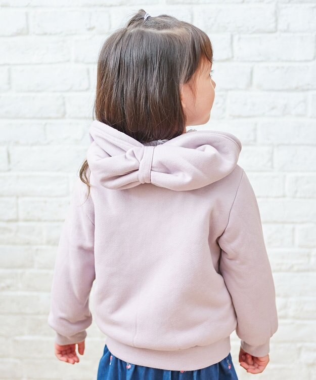 ANY KIDS 裏ボアボンディングブルゾン ラベンダー