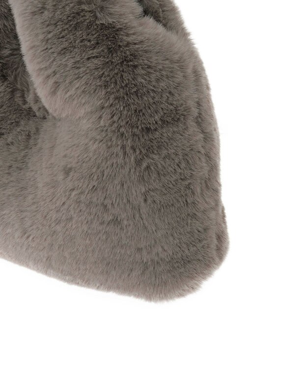 Green Parks ＥＴＳ．ミンク風ファーミニトートバック Charcoal Gray