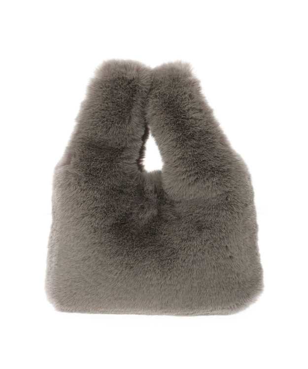 Green Parks ＥＴＳ．ミンク風ファーミニトートバック Charcoal Gray