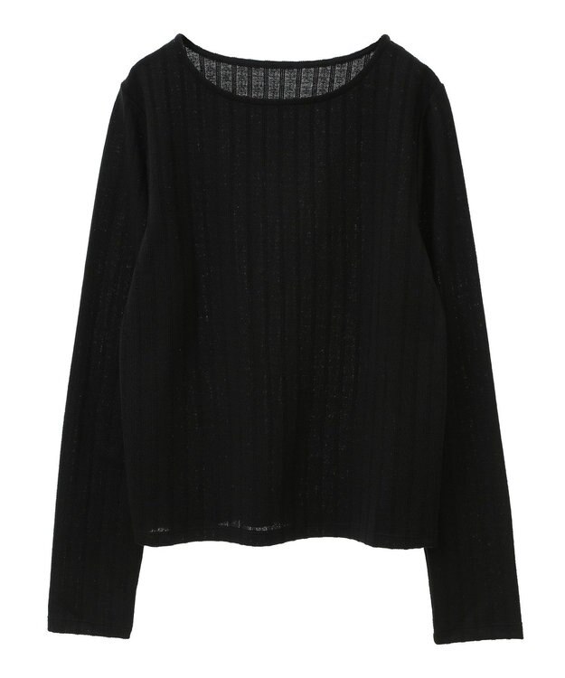 earth music&ecology ぽこぽこプルオーバー Black