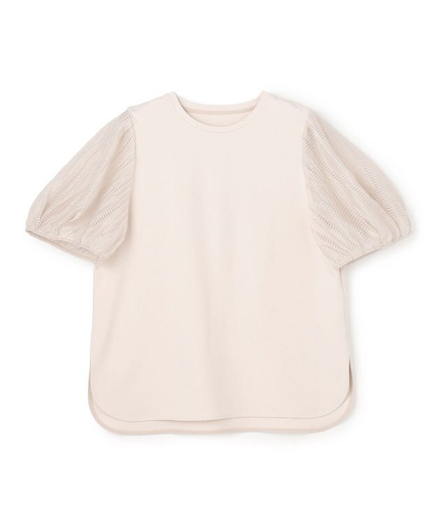 UNFILO L BEAUTY FORM-T タックスリーブ Tシャツ グレージュ