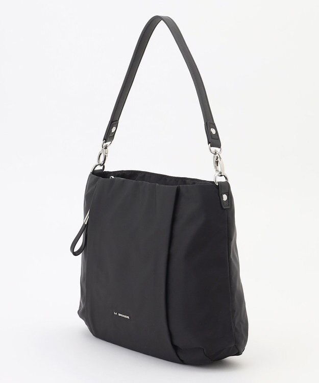 LA BAGAGERIE 多収納ナイロン2WAYショルダー ブラック
