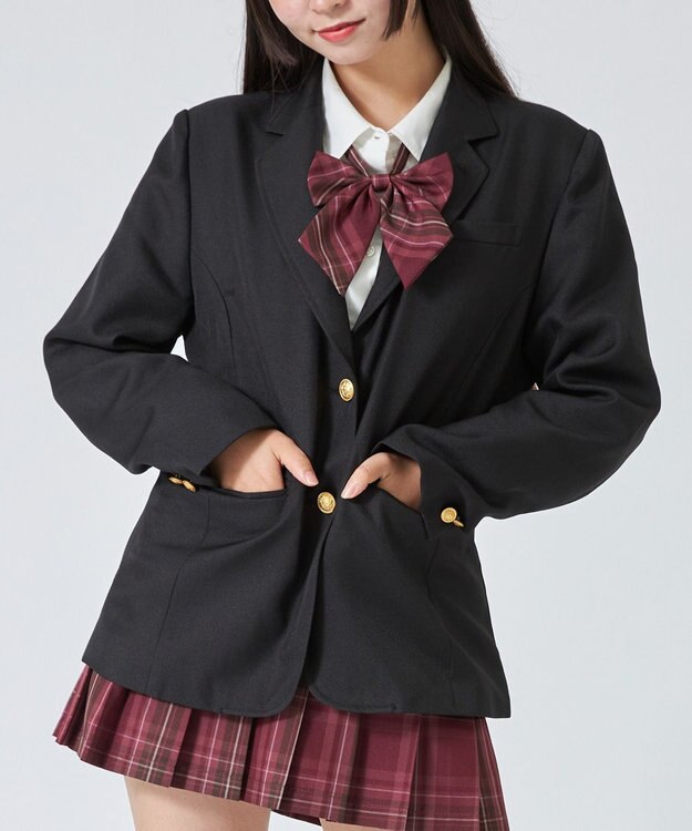 WEGO 【SCHOOLITEM】スクールブレザー ブラック