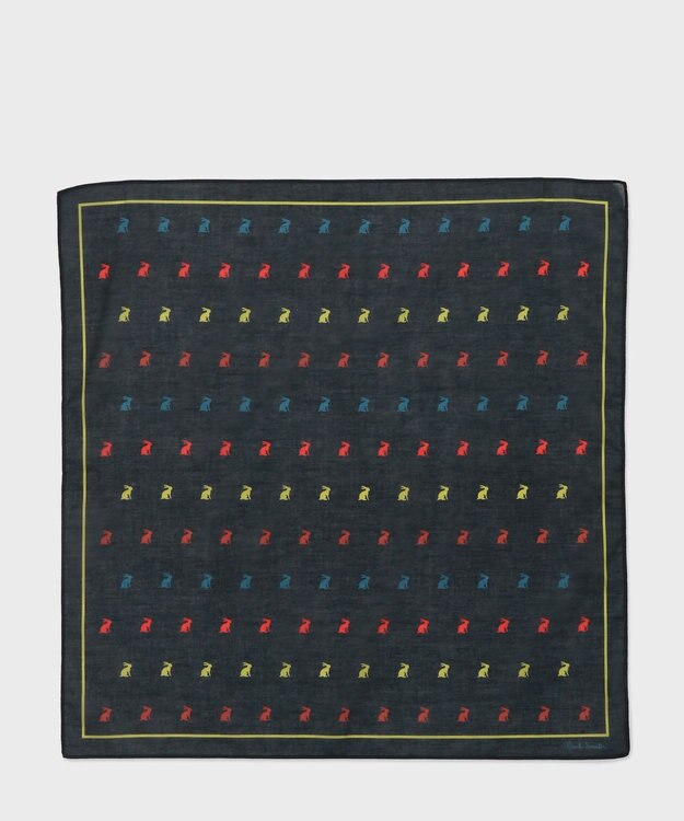 Paul Smith アーティストラビット ハンカチ ネイビー
