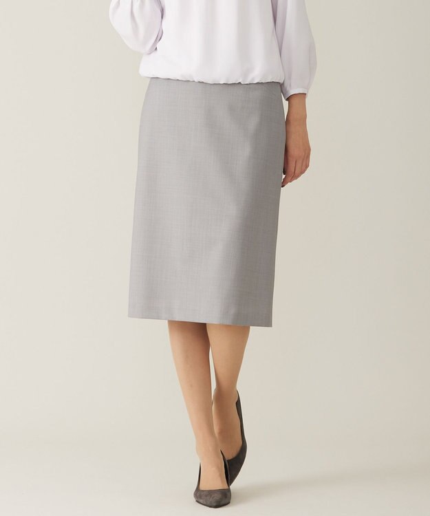 J.PRESS LADIES 【セットアップ対応】BAHARIYE2 スカート ライトグレー系