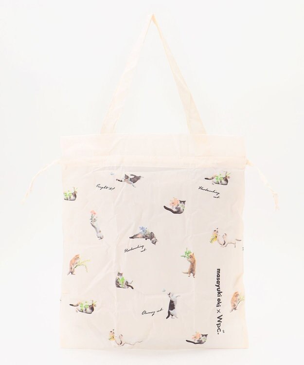 ANY SIS 【猫プリント】沖昌之 トートバッグ オフ