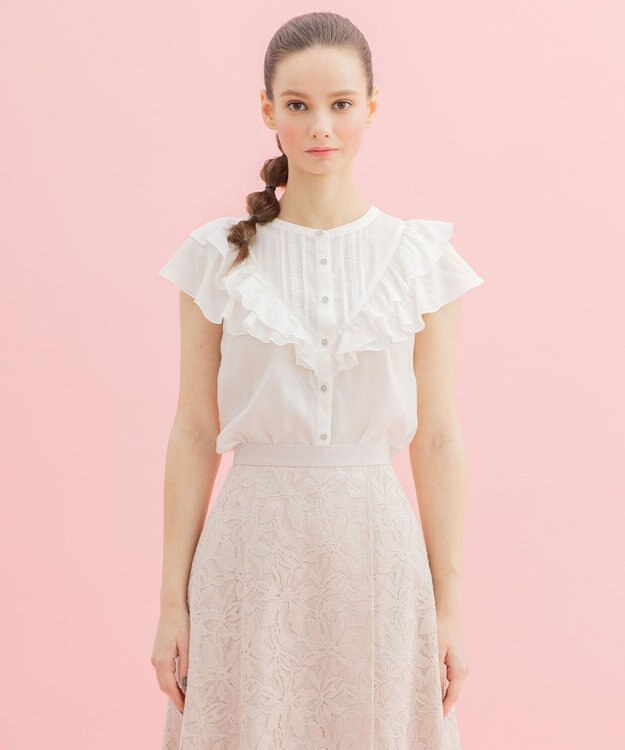 TOCCA 【洗える！】CHOUFLEUR ブラウス アイボリー系