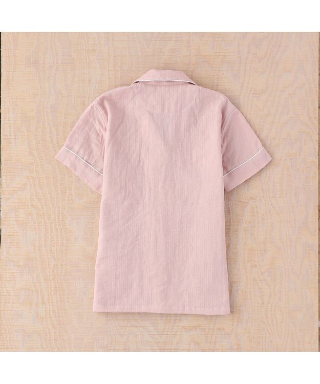 UCHINO マシュマロガーゼ半袖レディスパジャマ ピンク