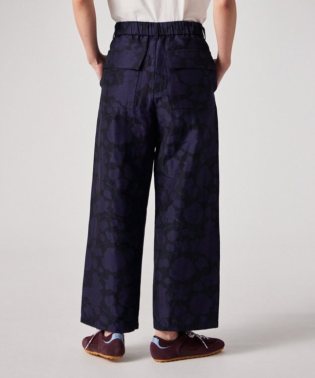 Paul Smith Perforated Floral ジャカード トラウザーズ ネイビー