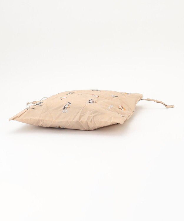 ANY SIS 【猫プリント】沖昌之 トートバッグ ベージュ