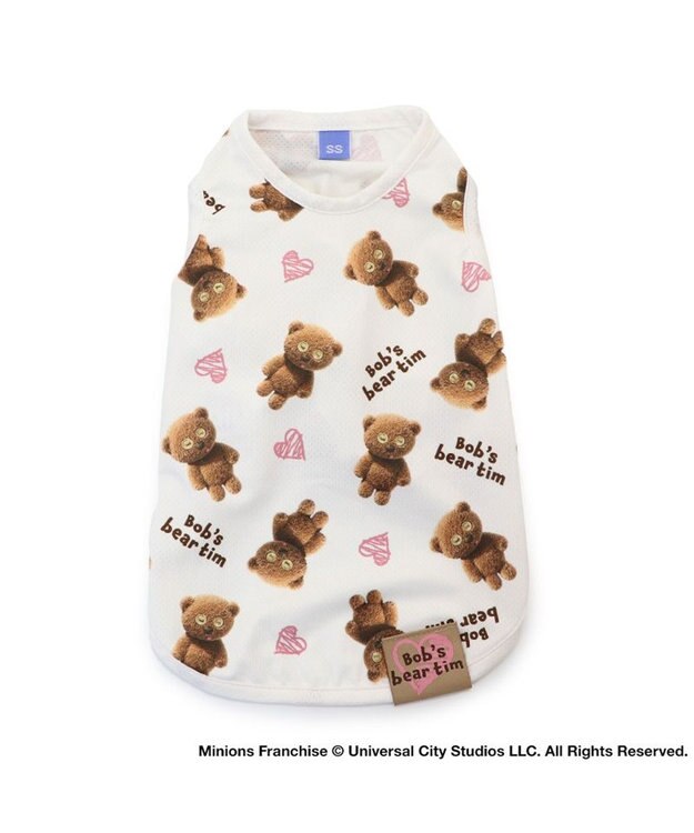 PET PARADISE 犬の服 夏 ひんやり クール メッシュ 接触冷感 虫よけ ミニオン ティムタンクトップ 【小型犬】クールマックスエコメイド -