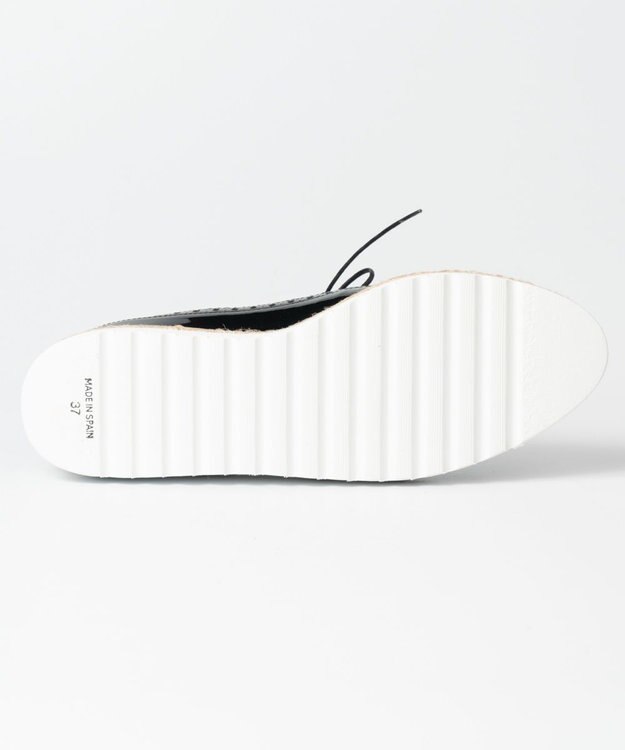 BONTRE 【BONTRE/ボントレ】ジュート厚底レースアップシューズ/05702-RS ブラック