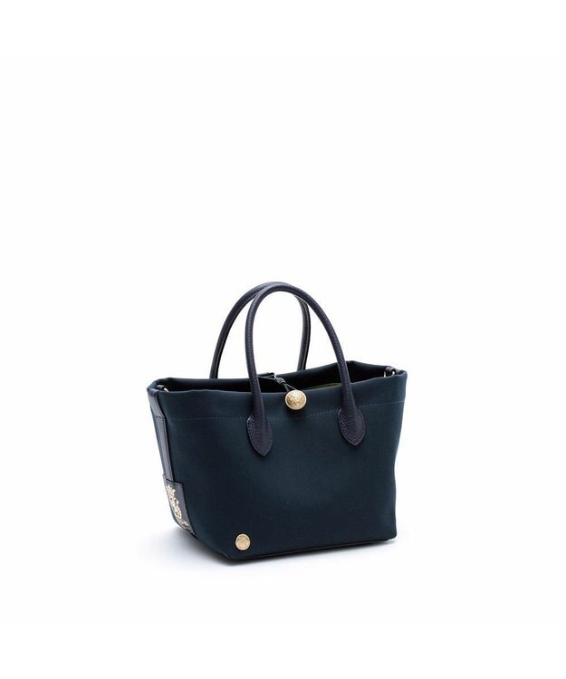 A.D.M.J. 【ファブリック】オフィサー/イタリアンファブリックトートS ネイビー