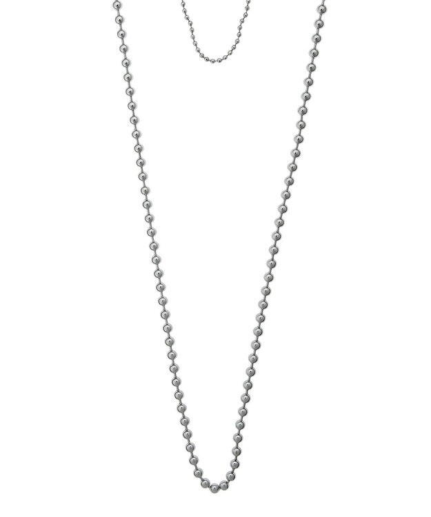 AMERICAN HOLIC ボールチェーンコンビ２ＳＥＴネックレス Silver