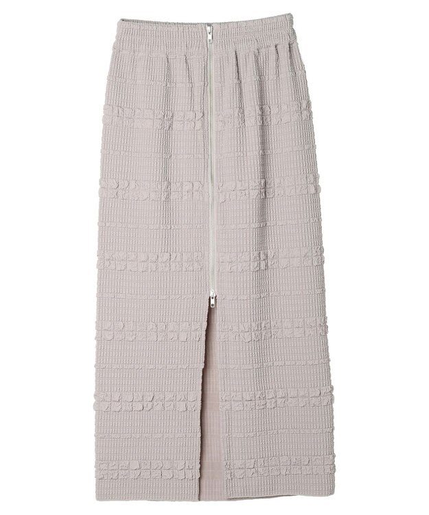 Green Parks ・ＥＬＥＮＣＡＲＥ　ＤＵＥ　２ｗａｙ　Ｗ－ＺＩＰスカート Gray