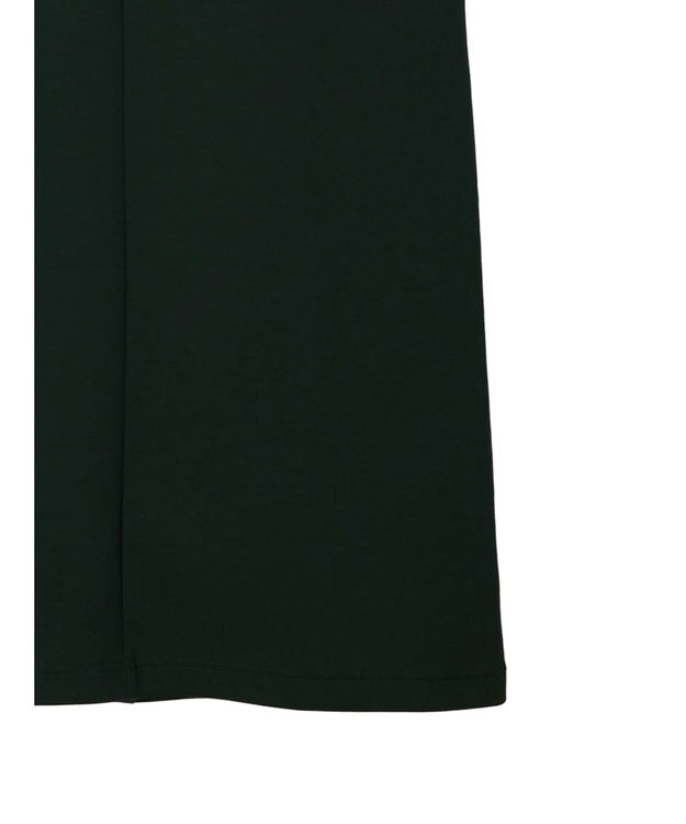 Green Parks キーネックダンボールジャンスカ Dark Green