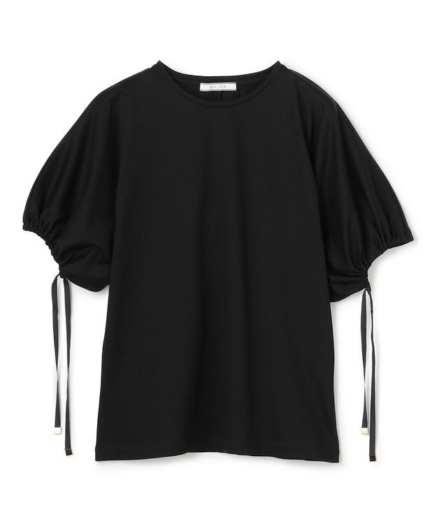 BEIGE， HOPE / ボリュームスリーブドロストトップス Black