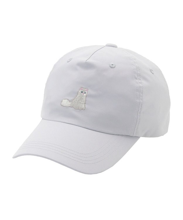 MOONBAT PAUL&JOE ACCESSOIRES(ポール&ジョー)ジプシー キャップ 猫 帽子 無地 UVカット ペールスカイ