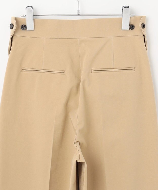 #Newans 素材が変わり新登場！ウエスト調整可ワイドチノパンツ ベージュ系