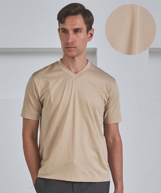 GOTAIRIKU 調温機能で清潔感をサポート【吸熱/放熱】サーモアジャスト ビジネスインナー ベージュ系