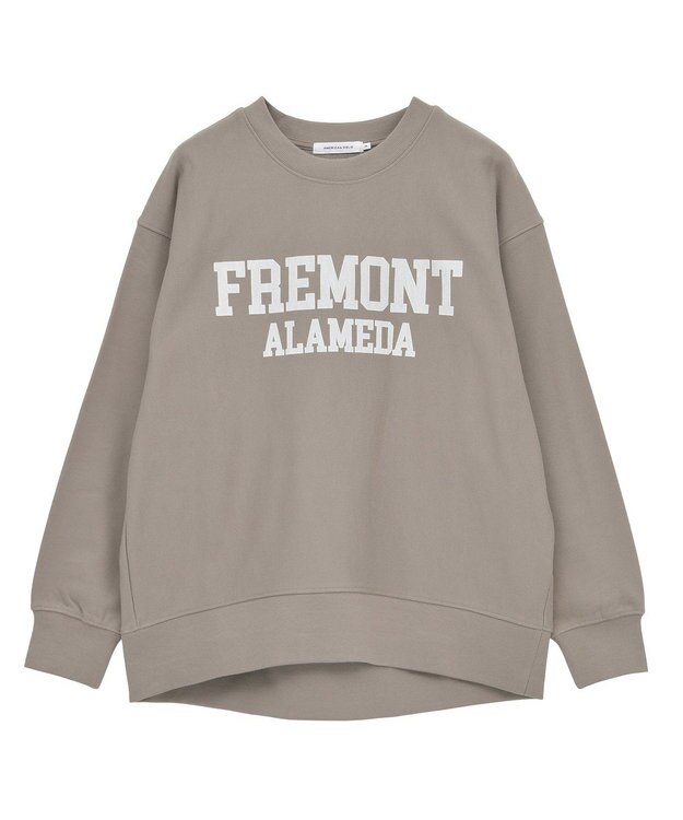 AMERICAN HOLIC FREMONT ロゴスウェットプルオーバー Gray Beige
