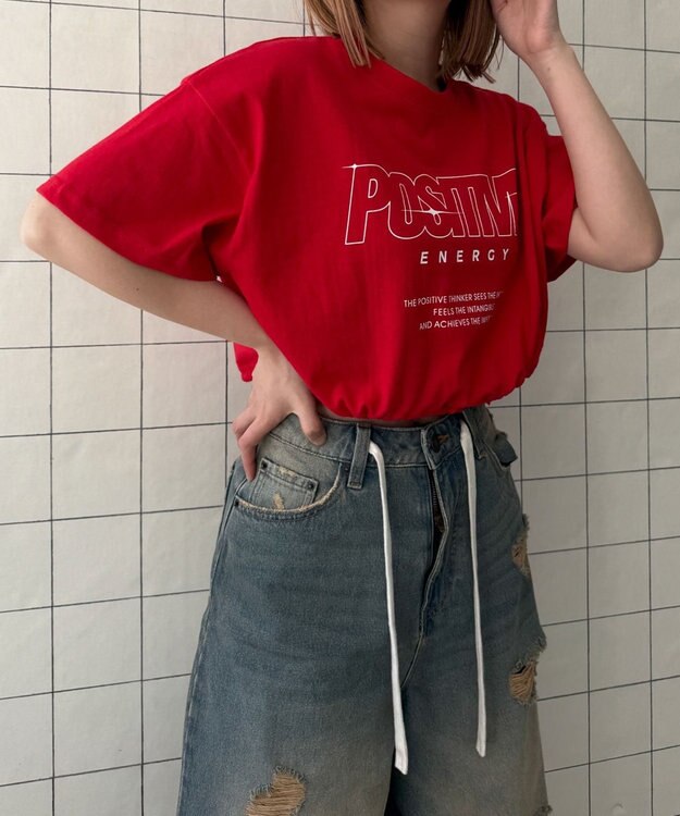 WEGO ドロストロゴショートT レッド