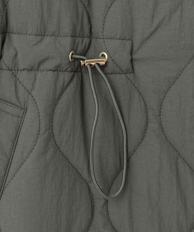 23区 【撥水加工】 中綿 ロング パディング アウター グレー系